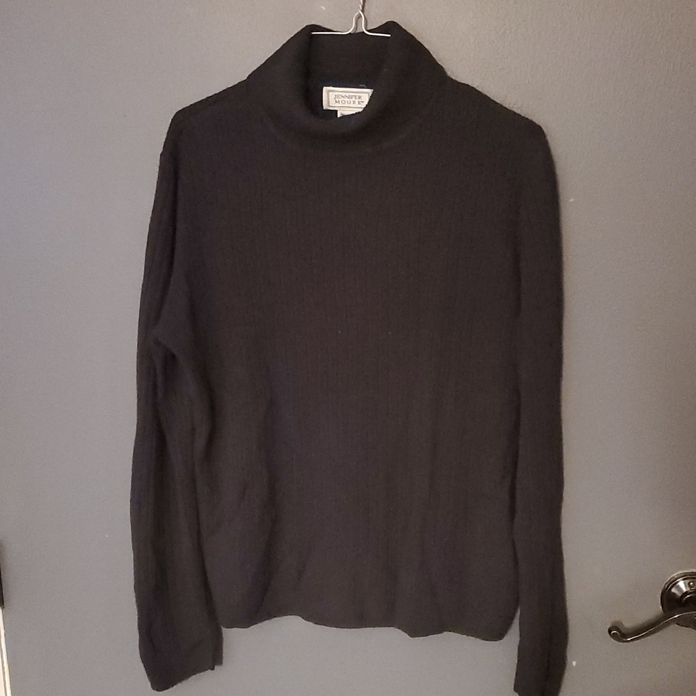 Jennifer Moore Turtleneck Sweater in Black
